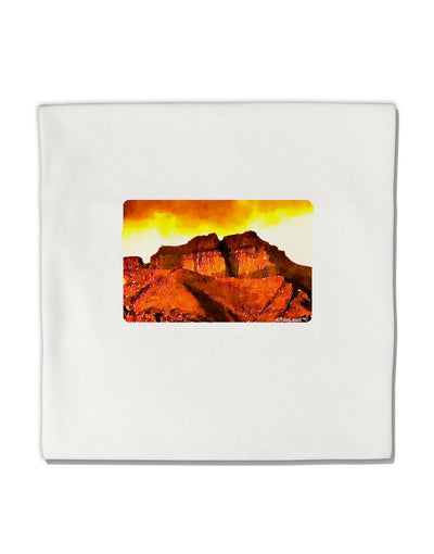 San Juan Mountain Range CO Micro Fleece 14&#x22;x14&#x22; Pillow Sham-Pillow Sham-TooLoud-White-Davson Sales