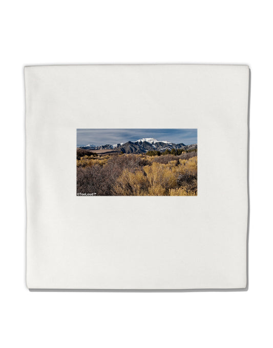 Mountain Forest Park Micro Fleece 14&#x22;x14&#x22; Pillow Sham by TooLoud-Pillow Sham-TooLoud-White-Davson Sales