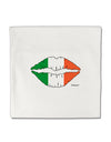 Irish Flag Kiss Micro Fleece 14&#x22;x14&#x22; Pillow Sham by TooLoud-Pillow Sham-TooLoud-White-Davson Sales