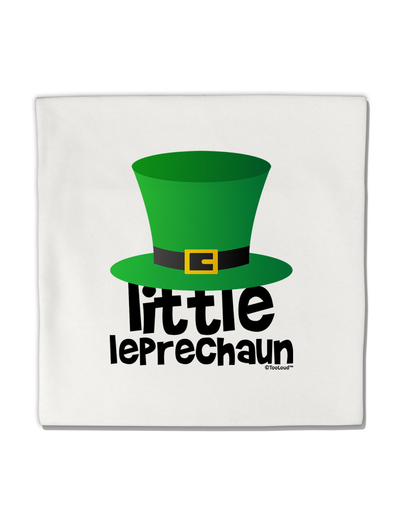 Little Leprechaun - St. Patrick's Day Micro Fleece 14"x14" Pillow Sham by TooLoud-Pillow Sham-TooLoud-White-Davson Sales