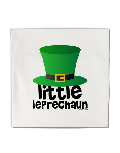 Little Leprechaun - St. Patrick's Day Micro Fleece 14&#x22;x14&#x22; Pillow Sham by TooLoud-Pillow Sham-TooLoud-White-Davson Sales