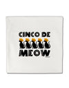 Five Cats - Cinco de Meow Micro Fleece 14&#x22;x14&#x22; Pillow Sham by TooLoud-Pillow Sham-TooLoud-White-Davson Sales