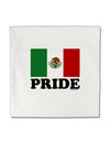 Mexican Pride - Mexican Flag Micro Fleece 14&#x22;x14&#x22; Pillow Sham by TooLoud-Pillow Sham-TooLoud-White-Davson Sales