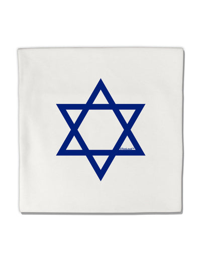 Jewish Star of David Micro Fleece 14&#x22;x14&#x22; Pillow Sham by TooLoud-Pillow Sham-TooLoud-White-Davson Sales