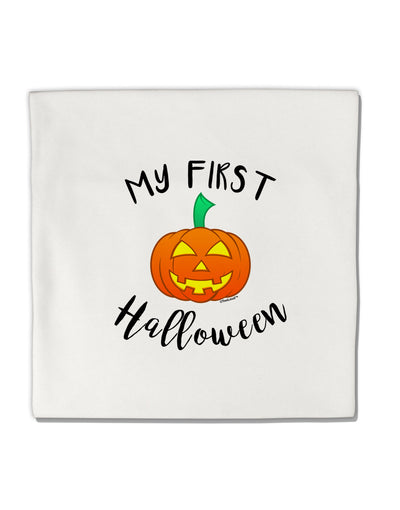 My First Halloween Micro Fleece 14&#x22;x14&#x22; Pillow Sham by TooLoud-Pillow Sham-TooLoud-White-Davson Sales