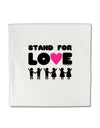 Stand For Love Pink Heart Micro Fleece 14&#x22;x14&#x22; Pillow Sham-Pillow Sham-TooLoud-White-Davson Sales