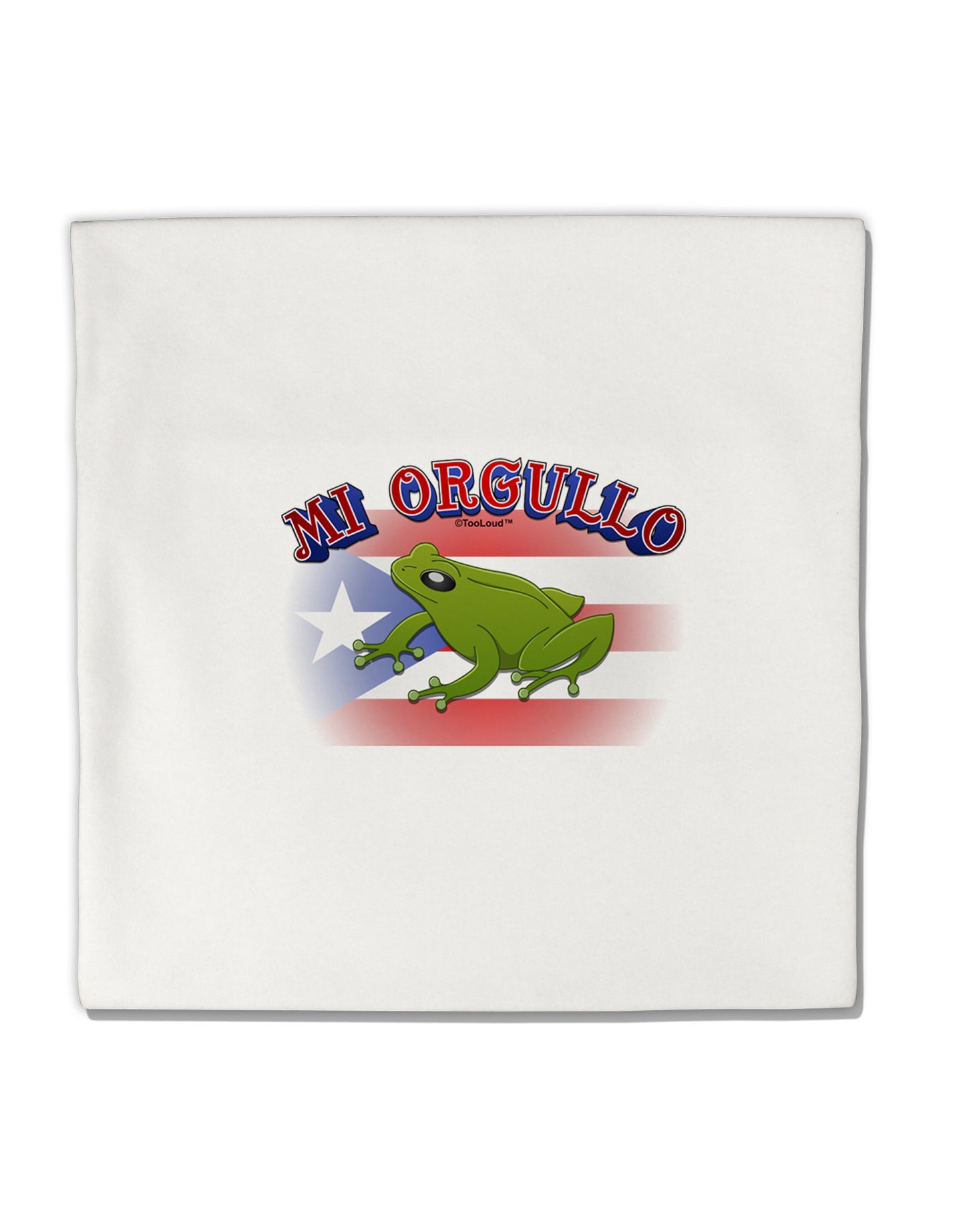 Mi Orgullo Coqui Micro Fleece 14"x14" Pillow Sham-Pillow Sham-TooLoud-White-Davson Sales