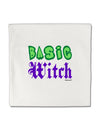 Basic Witch Color Green Micro Fleece 14&#x22;x14&#x22; Pillow Sham-Pillow Sham-TooLoud-White-Davson Sales