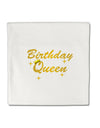 Birthday Queen Text Micro Fleece 14&#x22;x14&#x22; Pillow Sham by TooLoud-TooLoud-White-Davson Sales