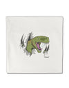 Green Dinosaur Breaking Free Micro Fleece 14&#x22;x14&#x22; Pillow Sham by TooLoud-Pillow Sham-TooLoud-White-Davson Sales