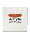 Locally Grown Organic Sausage Micro Fleece 14&#x22;x14&#x22; Pillow Sham-Pillow Sham-TooLoud-White-Davson Sales