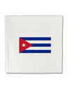 Cuba Flag Cubana Micro Fleece 14&#x22;x14&#x22; Pillow Sham by TooLoud-TooLoud-White-Davson Sales