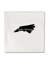 North Carolina - United States Shape Micro Fleece 14&#x22;x14&#x22; Pillow Sham by TooLoud-Pillow Sham-TooLoud-White-Davson Sales