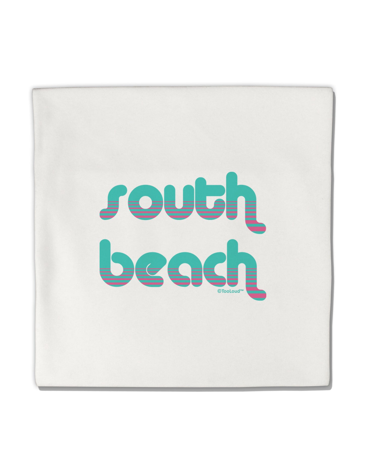 South Beach Color Scheme Design Micro Fleece 14"x14" Pillow Sham by TooLoud-Pillow Sham-TooLoud-White-Davson Sales