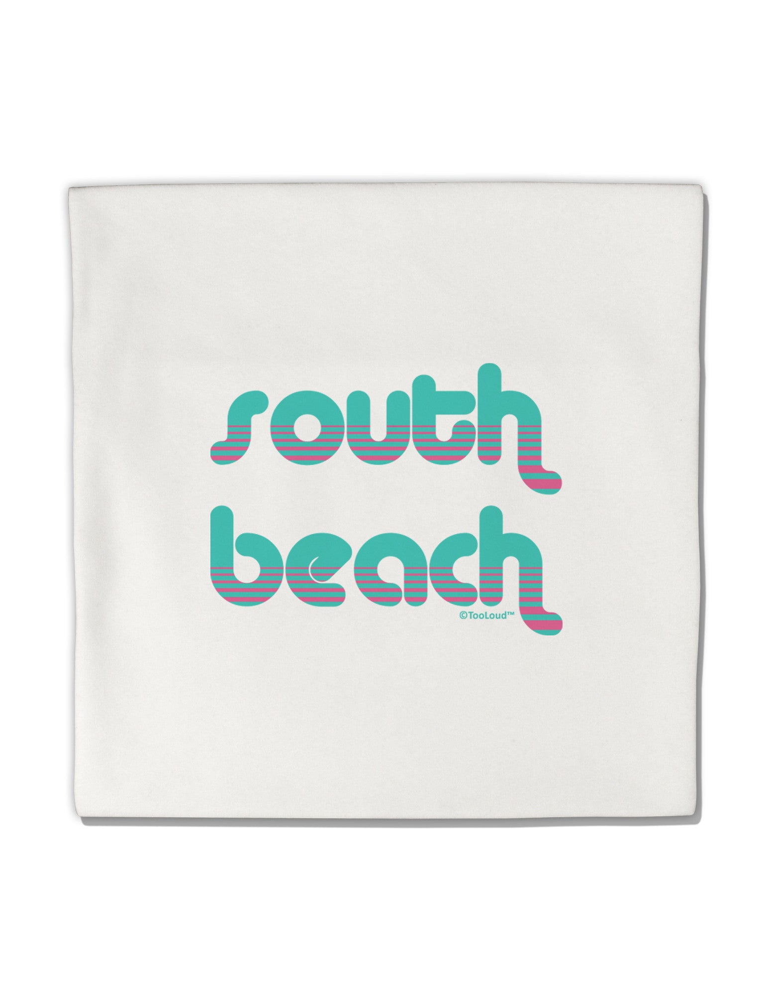 South Beach Color Scheme Design Micro Fleece 14"x14" Pillow Sham by TooLoud-Pillow Sham-TooLoud-White-Davson Sales