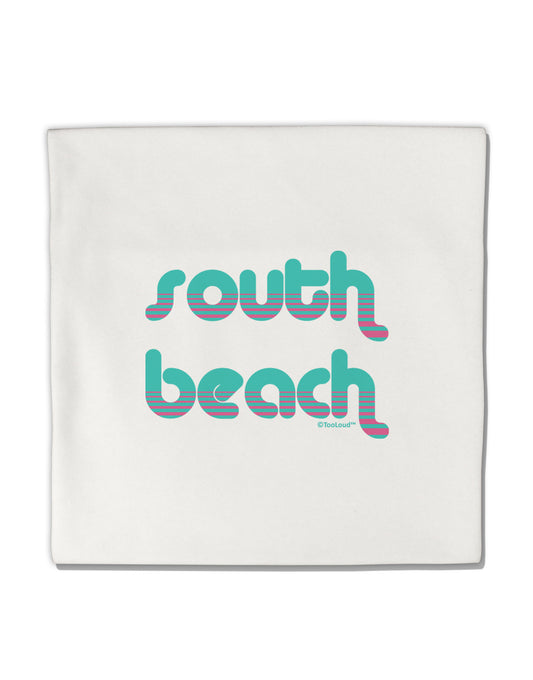 South Beach Color Scheme Design Micro Fleece 14"x14" Pillow Sham by TooLoud-Pillow Sham-TooLoud-White-Davson Sales