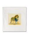 Lion Watercolor 1 Micro Fleece 14&#x22;x14&#x22; Pillow Sham-Pillow Sham-TooLoud-White-Davson Sales