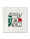 Hecho en Mexico Design - Mexican Flag Micro Fleece 14&#x22;x14&#x22; Pillow Sham by TooLoud-Pillow Sham-TooLoud-White-Davson Sales