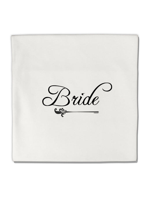 TooLoud Bride Micro Fleece 14 Inch x 14 Inch Pillow Sham-ThrowPillowCovers-TooLoud-Davson Sales