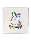 I'm a Unicorn Micro Fleece 14&#x22;x14&#x22; Pillow Sham-Pillow Sham-TooLoud-White-Davson Sales