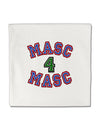 Masc 4 Masc College Stud Micro Fleece 14&#x22;x14&#x22; Pillow Sham by TooLoud-Pillow Sham-TooLoud-White-Davson Sales