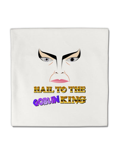 Hail to the Goblin King Micro Fleece 14&#x22;x14&#x22; Pillow Sham-Pillow Sham-TooLoud-White-Davson Sales