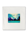 Chicago Skyline Watercolor Micro Fleece 14&#x22;x14&#x22; Pillow Sham-Pillow Sham-TooLoud-White-Davson Sales