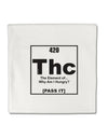 420 Element THC Funny Stoner Micro Fleece 14&#x22;x14&#x22; Pillow Sham by TooLoud
