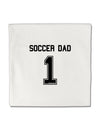 Soccer Dad Jersey Micro Fleece 14&#x22;x14&#x22; Pillow Sham by TooLoud-Pillow Sham-TooLoud-White-Davson Sales