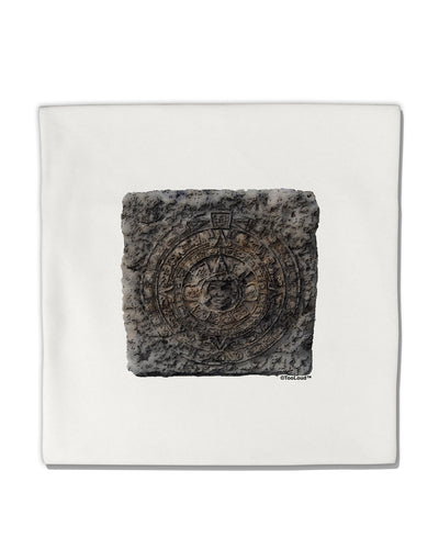 Stone Carving Watercolor Micro Fleece 14&#x22;x14&#x22; Pillow Sham-Pillow Sham-TooLoud-White-Davson Sales