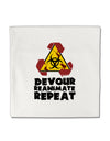 Devour Reanimate Repeat Micro Fleece 14&#x22;x14&#x22; Pillow Sham by TooLoud-Pillow Sham-TooLoud-White-Davson Sales