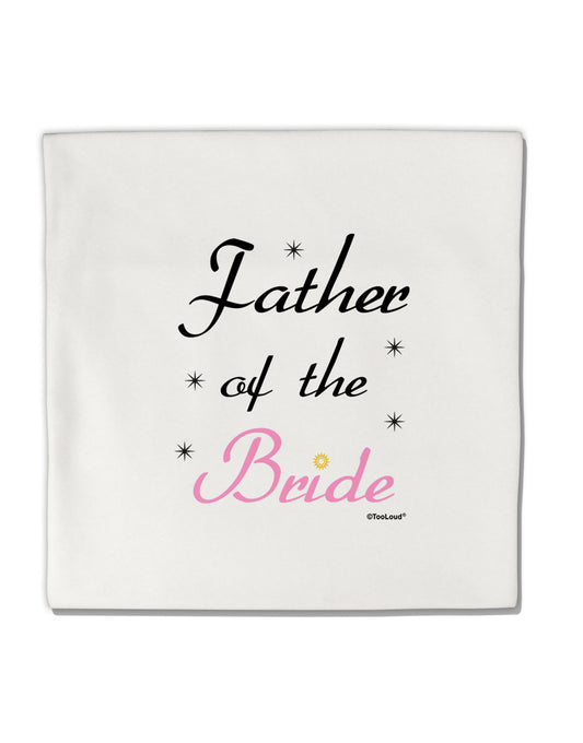 Father of the Bride wedding Micro Fleece 14&#x22;x14&#x22; Pillow Sham by TooLoud-Pillow Sham-TooLoud-White-Davson Sales