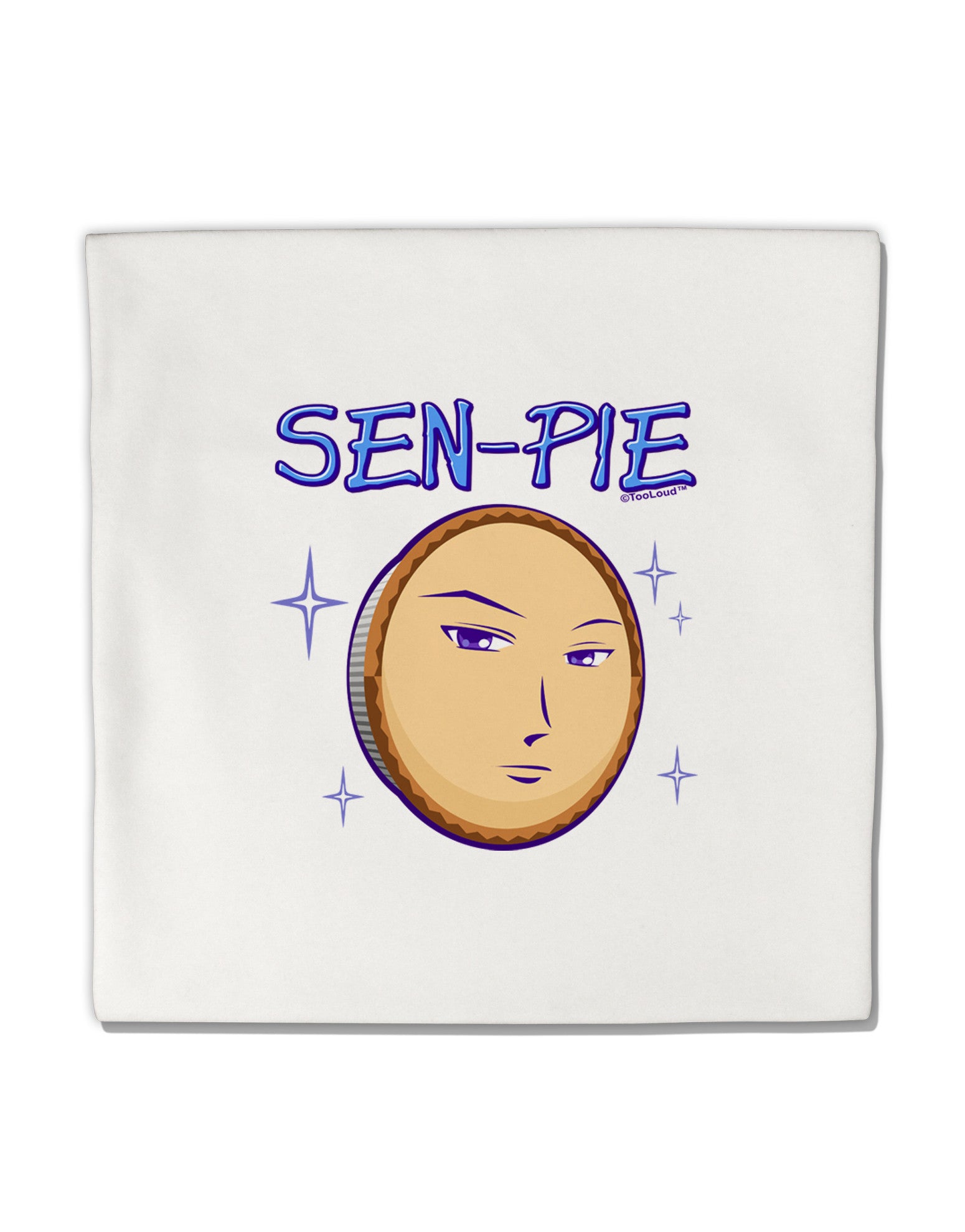 Sen-Pie Sama Kun San Chan Micro Fleece 14"x14" Pillow Sham-Pillow Sham-TooLoud-White-Davson Sales