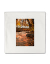 Mt Shavano Colorado Text Micro Fleece 14&#x22;x14&#x22; Pillow Sham-Pillow Sham-TooLoud-White-Davson Sales