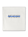 Planet Mercury Text Only Micro Fleece 14&#x22;x14&#x22; Pillow Sham by TooLoud-Pillow Sham-TooLoud-White-Davson Sales