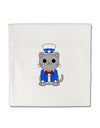 Patriotic Cat Micro Fleece 14&#x22;x14&#x22; Pillow Sham by TooLoud-Pillow Sham-TooLoud-White-Davson Sales