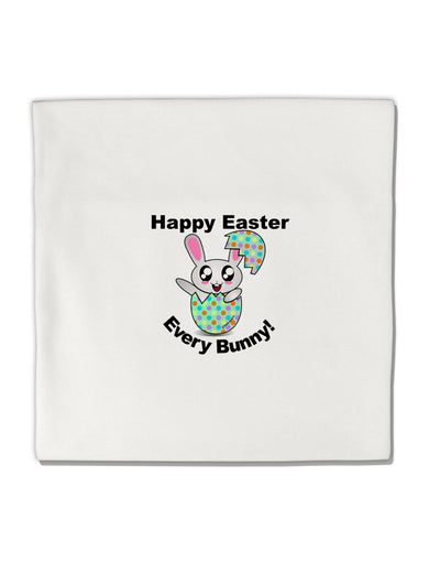 Happy Easter Every Bunny Micro Fleece 14&#x22;x14&#x22; Pillow Sham by TooLoud-TooLoud-White-Davson Sales