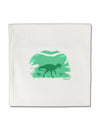 Dinosaur Silhouettes - Jungle Micro Fleece 14&#x22;x14&#x22; Pillow Sham by TooLoud-Pillow Sham-TooLoud-White-Davson Sales