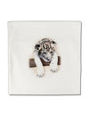 Leopard Cub Micro Fleece 14&#x22;x14&#x22; Pillow Sham-Pillow Sham-TooLoud-White-Davson Sales