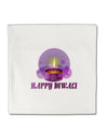 Happy Diwali Purple Candle Micro Fleece 14&#x22;x14&#x22; Pillow Sham by TooLoud-Pillow Sham-TooLoud-White-Davson Sales