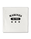 Retired Marines Micro Fleece 14&#x22;x14&#x22; Pillow Sham by TooLoud-Pillow Sham-TooLoud-White-Davson Sales