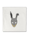 Scary Bunny Face Micro Fleece 14&#x22;x14&#x22; Pillow Sham-Pillow Sham-TooLoud-White-Davson Sales