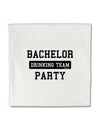 Bachelor Party Drinking Team Micro Fleece 14&#x22;x14&#x22; Pillow Sham-Pillow Sham-TooLoud-White-Davson Sales