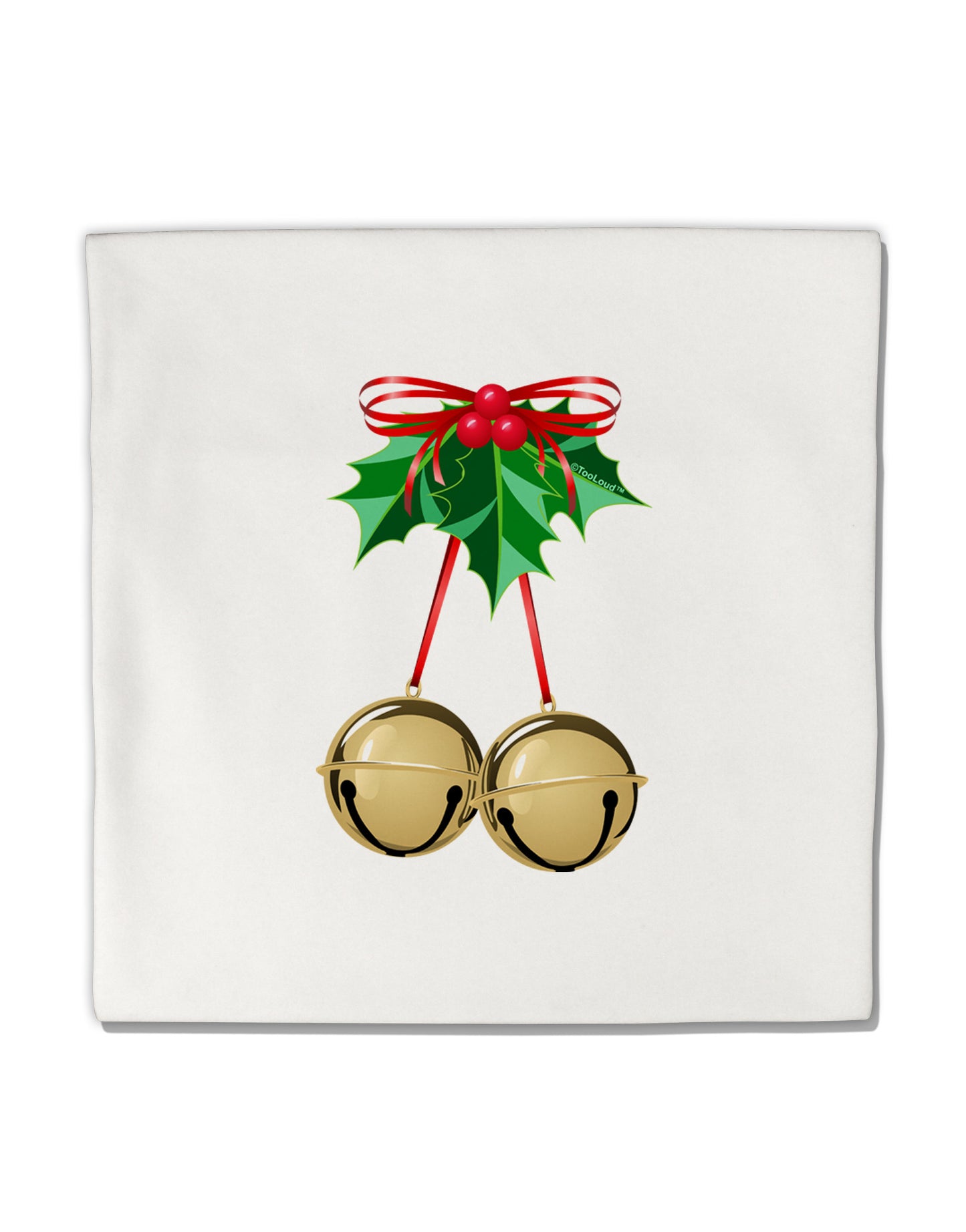 Jingle Balls Micro Fleece 14&#x22;x14&#x22; Pillow Sham-Pillow Sham-TooLoud-White-Davson Sales