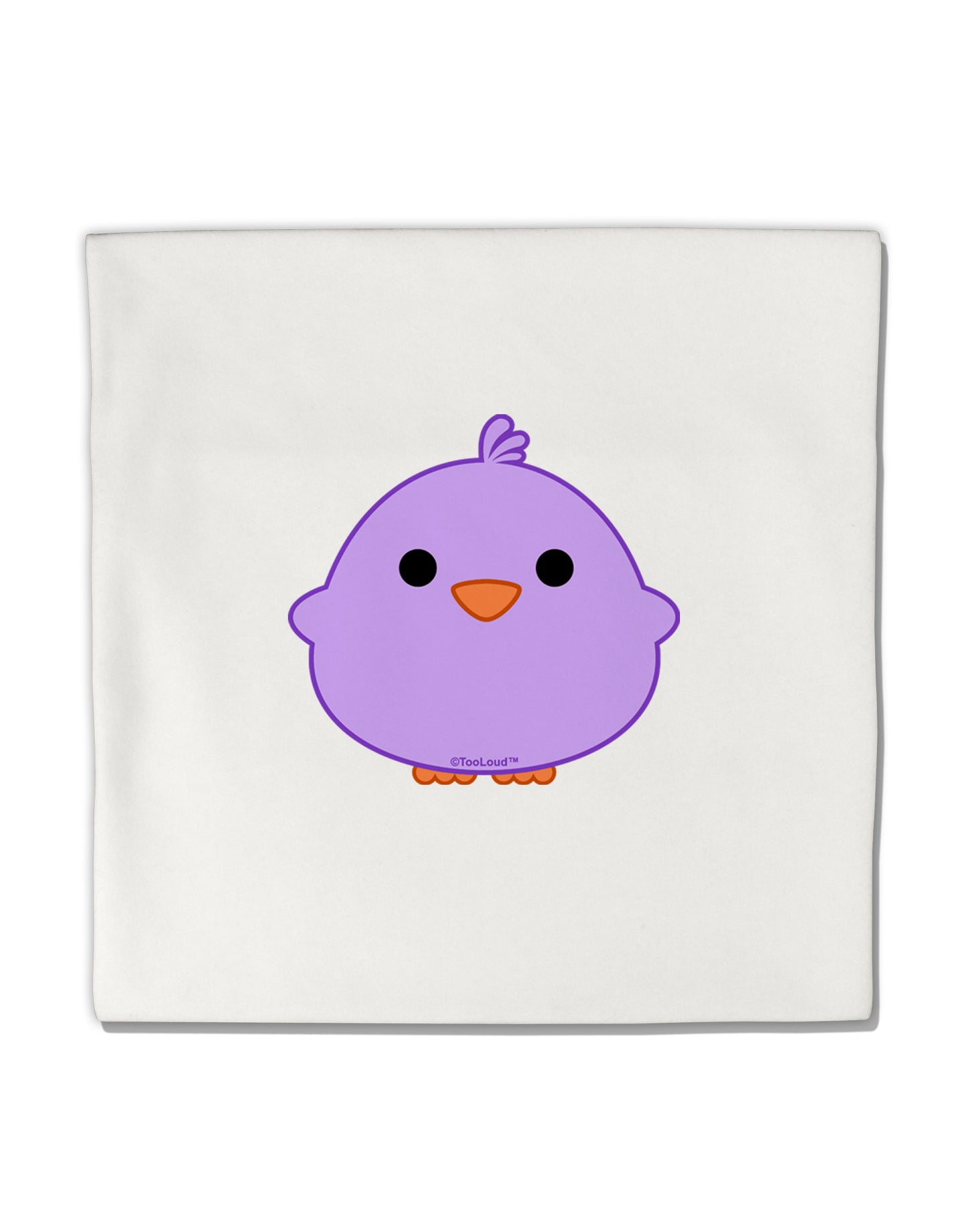 Cute Little Chick - Purple Micro Fleece 14&#x22;x14&#x22; Pillow Sham by TooLoud-Pillow Sham-TooLoud-White-Davson Sales