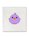 Cute Little Chick - Purple Micro Fleece 14&#x22;x14&#x22; Pillow Sham by TooLoud-Pillow Sham-TooLoud-White-Davson Sales