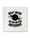 Best Mom in the Entire Universe Micro Fleece 14&#x22;x14&#x22; Pillow Sham by TooLoud-Pillow Sham-TooLoud-White-Davson Sales