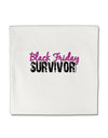 Black Friday Survivor Micro Fleece 14&#x22;x14&#x22; Pillow Sham-Pillow Sham-TooLoud-White-Davson Sales