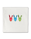 Scary Bunny Tri-color Micro Fleece 14&#x22;x14&#x22; Pillow Sham-Pillow Sham-TooLoud-White-Davson Sales