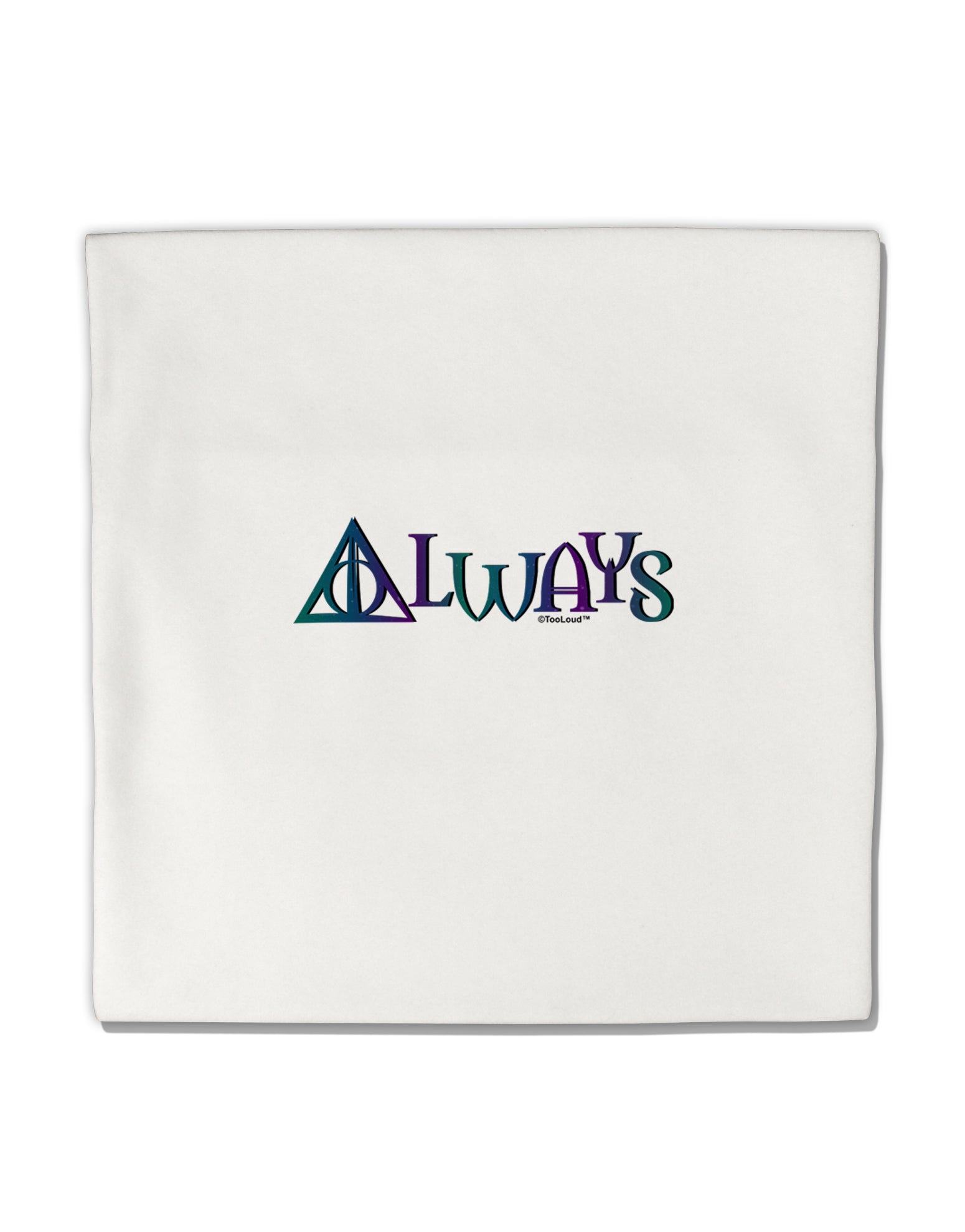 Always Magic Symbol Micro Fleece 14&#x22;x14&#x22; Pillow Sham by TooLoud-Pillow Sham-TooLoud-White-Davson Sales